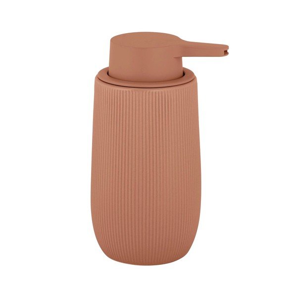 Rjav plastičen dozirnik za milo 400 ml Fablo – Wenko