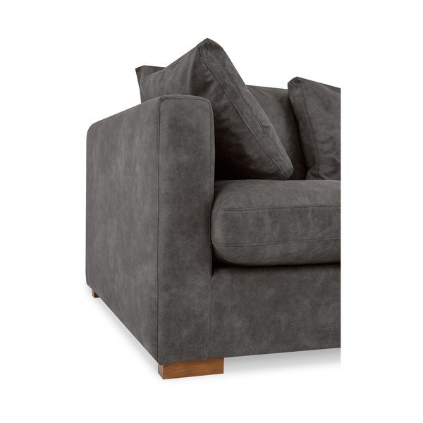 Antracitno siva sedežna garnitura 175 cm Comfy – Scandic-image-4