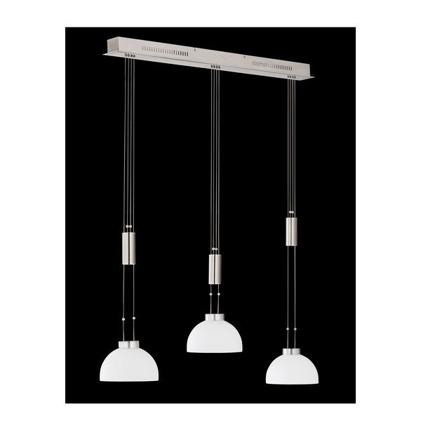 Črna kovinska LED zatemnitvena viseča svetilka Avignon – Fischer & Honsel-image-1