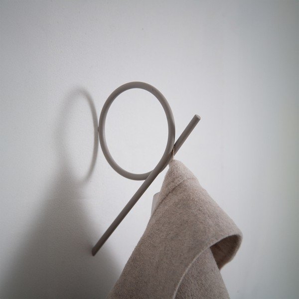 Sivorjav kovinski stenski obešalnik Tuba L – Spinder Design-image-3