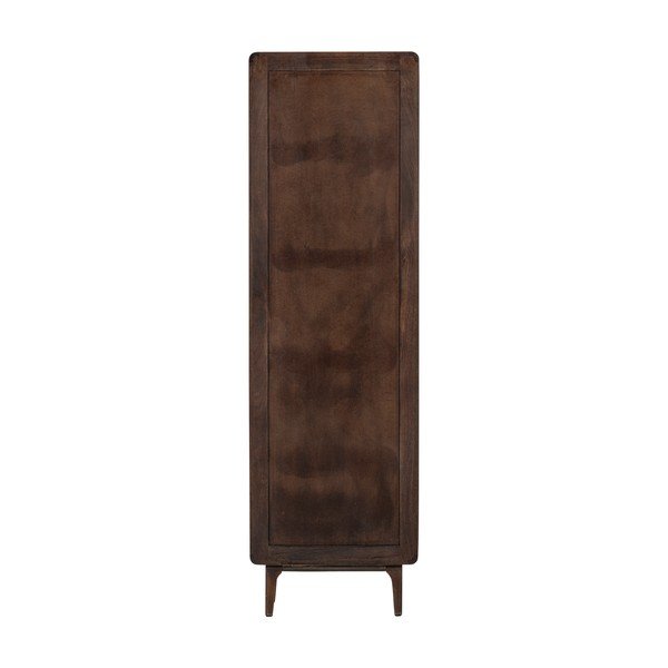 Omarica iz masivnega manga v temni naravni barvi 60x200x35 cm Liya – WOOOD-image-3