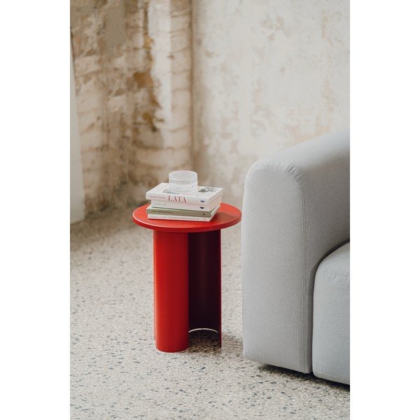 Kovinska okrogla stranska mizica ø 35 cm Sato – noo.ma-image-2