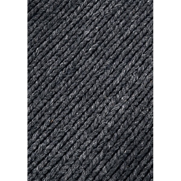 Temno siva ročno tkana volnena okrogla preproga ø 160 cm Francois – Villeroy&Boch-image-4