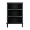 Črn regal iz masivnega bora 107x160x39 cm Bonk – WOOOD