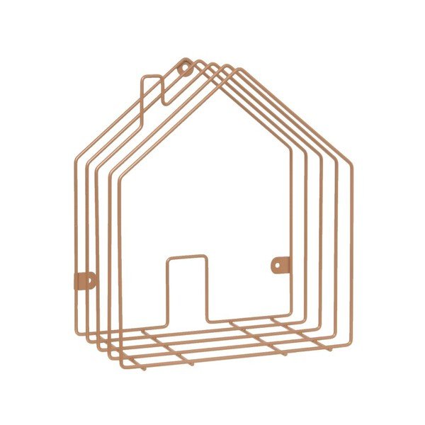 Stojalo za revije Present Time House Copper-image-1