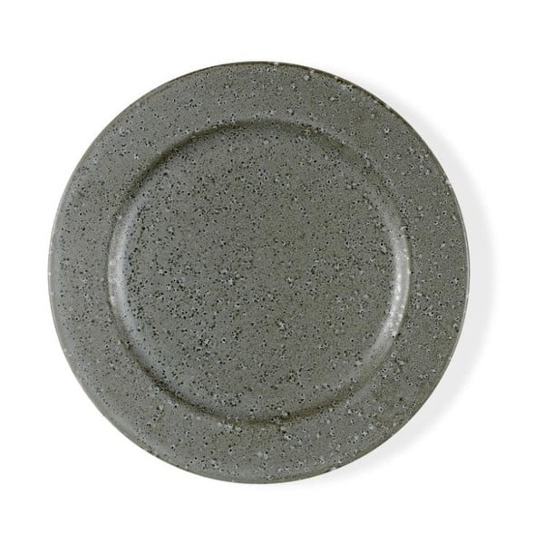 Siv kamnoseški desertni krožnik Bitz Mensa, premer 22 cm
