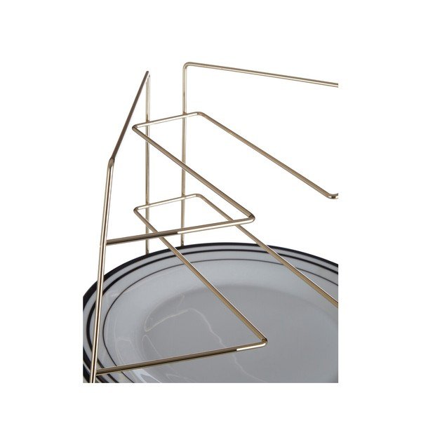 Kovinska dodatna kuhinjska polica v zlati barvi 37x25 cm Rowan – Premier Housewares-image-4