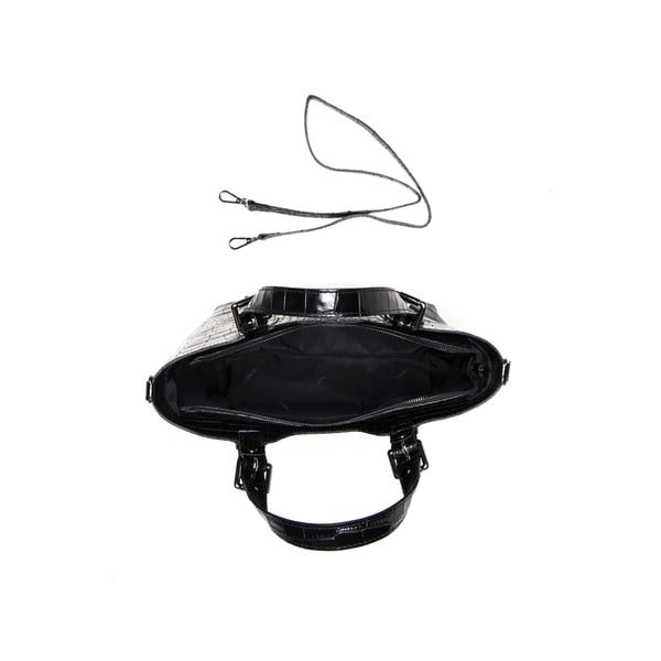 Črna usnjena torbica Renata Corsi 635-image-1