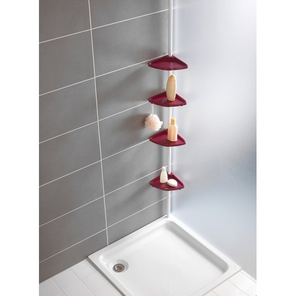 Roza teleskopska tuš polica Wenko Compact-image-3