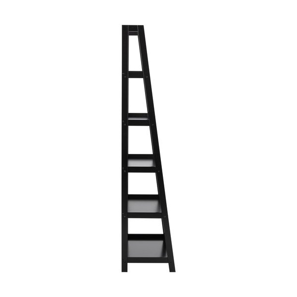 Črna polica 63x180 cm Wally - Actona-image-3
