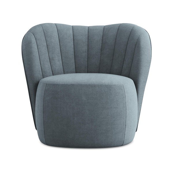 Moder fotelj iz šenilje Keloa – Makamii-image-1