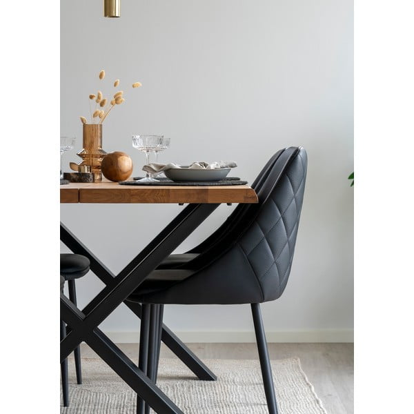 Jedilna miza z masivno hrastovo ploščo House Nordic Toulon, 140 x 95 cm-image-1