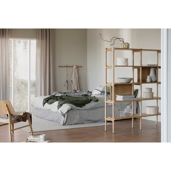 Knjižni regal s hrastovim furnirjem Rowico Holton-image-3