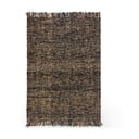 Črna preproga iz jute Flair Rugs Idris, 160 x 230 cm