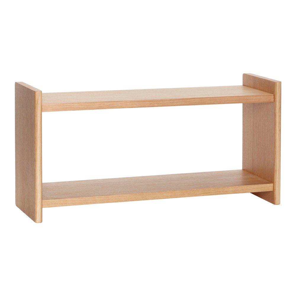 Večnivojska polica v hrastovem dekorju 62 cm Less