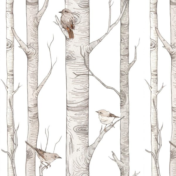 Papirna otroška tapeta 50 cm x 280 cm Scandinavian Forest – Dekornik