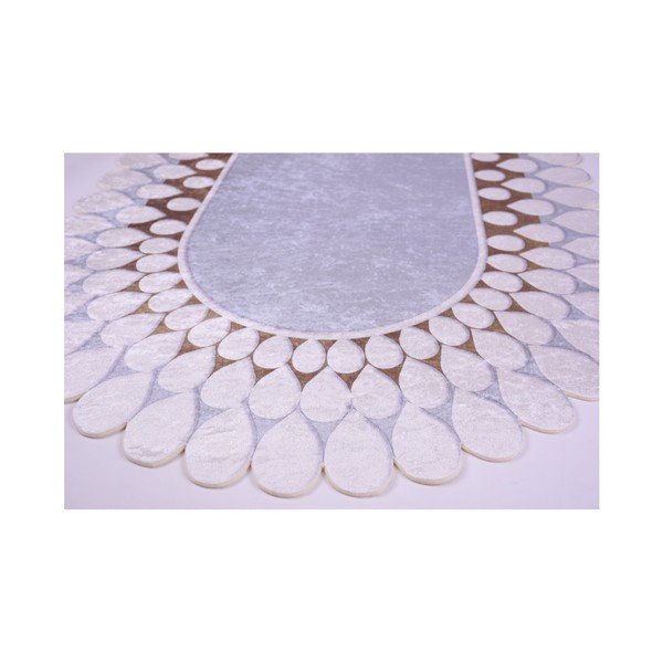 Preproga Vitaus Zinno Oval Kahve, 80 x 150 cm-image-2
