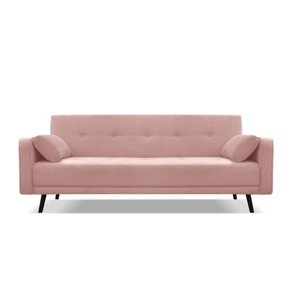 Roza raztegljiv kavč Cosmopolitan Design Bristol, 212 cm