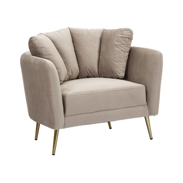 Sivorjav žameten fotelj Kiev – Mauro Ferretti