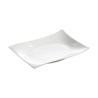 Bel porcelanast krožnik za solato Maxwell & Williams Motion, 20,5 x 15 cm