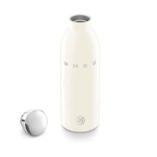 Kremno bela termovka iz nerjavečega jekla 500 ml 24BOTTLES – SMEG-image-2