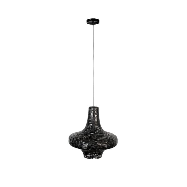 Črna viseča luč Dutchbone Trooper, ø 45 cm