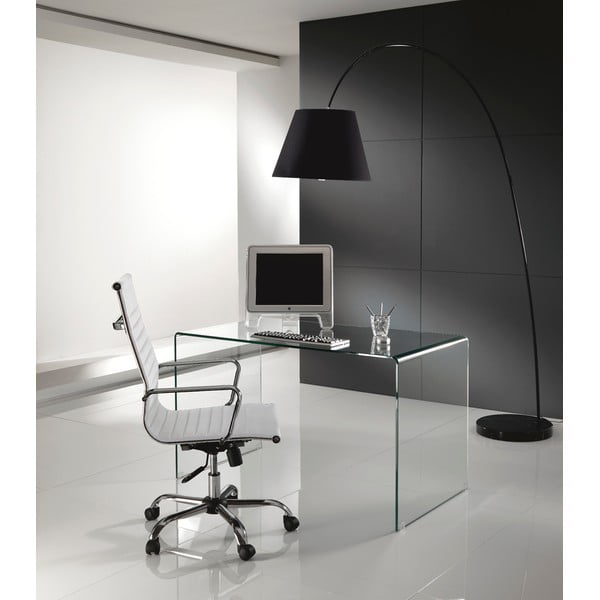 Steklena pisalna miza 70x126 cm Bend – Tomasucci-image-1