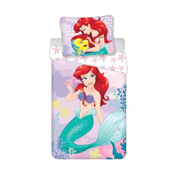 Enojna bombažna otroška posteljnina 140x200 cm Ariela "Pink" – Jerry Fabrics