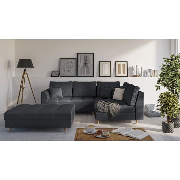 Temno siv tabure Ariella – Ropez-image-1