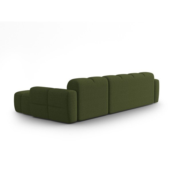 Zelena kotna sedežna garnitura Lisa – Micadoni Home-image-4