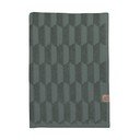 Temno zelena bombažna brisača 50x95 cm Geo - Mette Ditmer Denmark