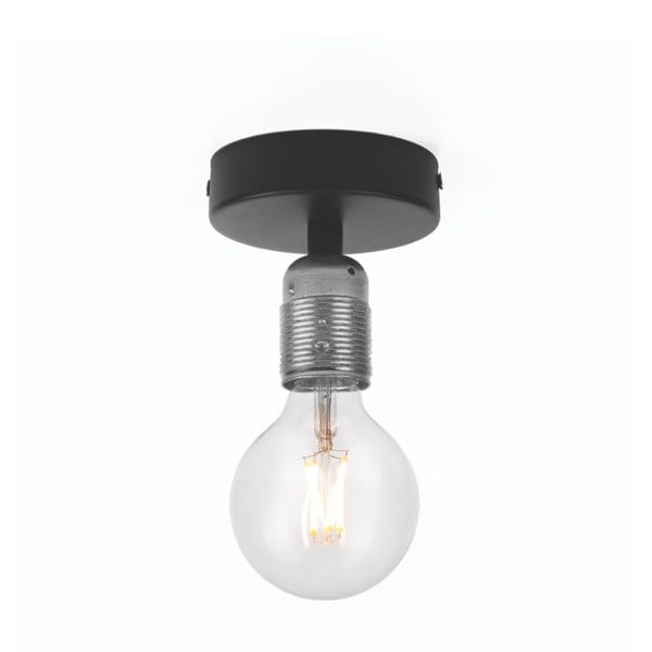 Stropna svetilka s srebrno vtičnico Sotto Luce Bi Elementary, ⌀ 33 cm