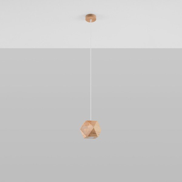 Viseča svetilka v naravni barvi ø 12 cm Vige – Sollux-image-2