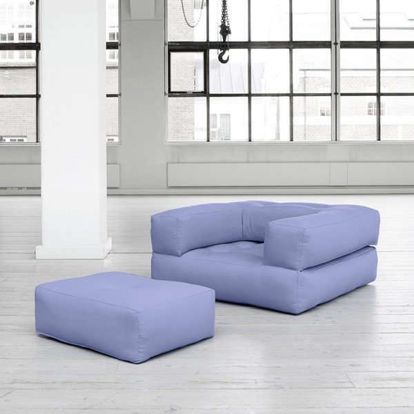 Variabilni fotelj Karup Cube Blue Breeze