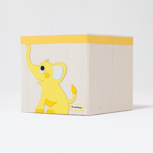 Otroška tekstilna škatla za shranjevanje Robby the Elephant - Rocket Baby -image-3