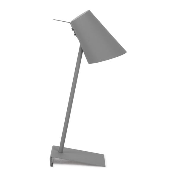 Siva namizna svetilka s kovinskim senčnikom (višina 54 cm) Cardiff – it's about RoMi