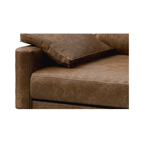 Konjak rjava usnjena zofa MESONICA Musso, 211 cm-image-4