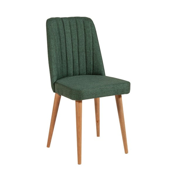 Zelen žameten jedilni stol Stormi Sandalye – Kalune Design