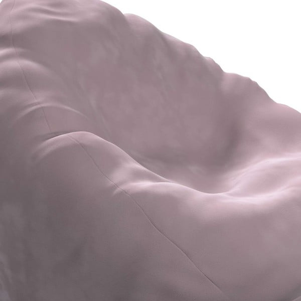 Roza vreča za sedenje Posh Velvet - Yellow Tipi-image-1