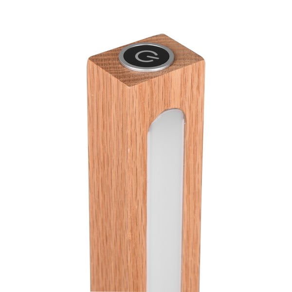 LED stoječa svetilka v črni in naravni barvi (višina 115 cm) Bellari – Trio-image-4