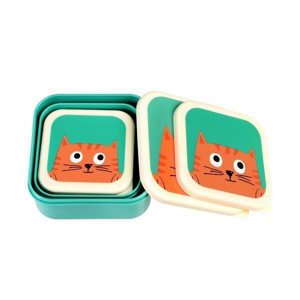 Komplet 3 posod za prigrizke Rex London Chester Cat-image-2