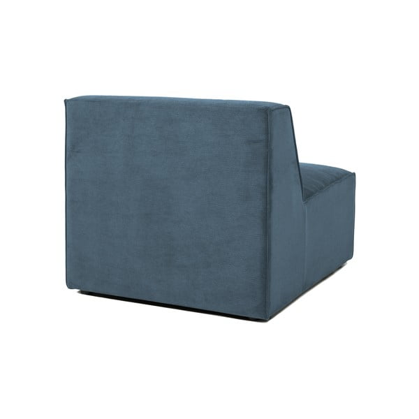 Moder modul za sedežno garnituro iz rebrastega žameta (sredinski modul) Sting – Scandic-image-2