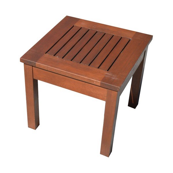 Vrtna mizica iz masivnega evkaliptusa 40x40 cm Sonora – Garden Pleasure-image-1