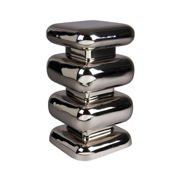 Kovinska stranska mizica 29x29 cm Stubby – Dutchbone