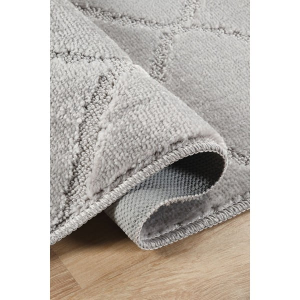 Svetlo sive kopalniške preproge v kompletu 2 ks 50x80 cm Cizgili – Foutastic-image-2