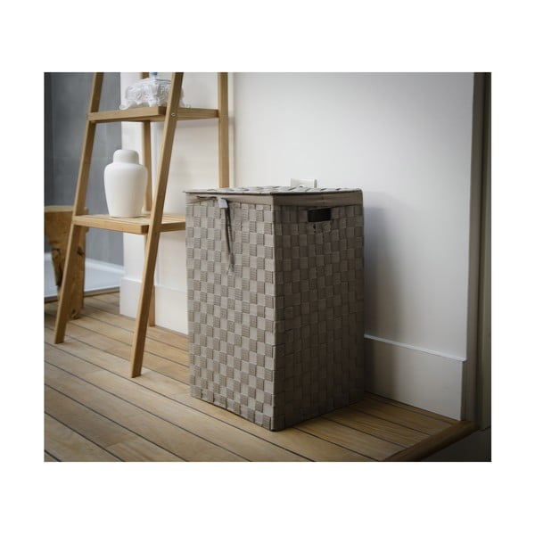 Svetlo rjava košara za perilo Compactor Rayon-image-1