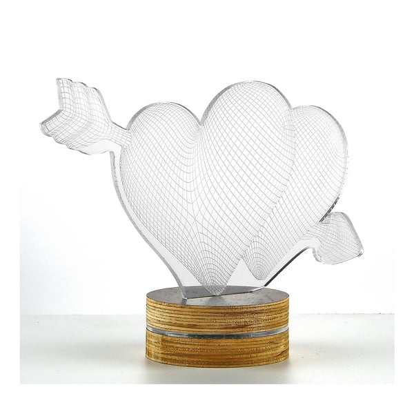 3D namizna svetilka Two Hearts-image-1