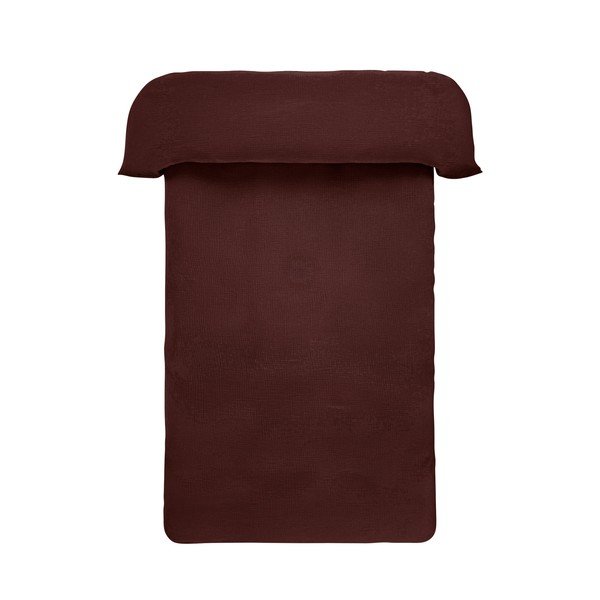 Temno rjava enojna posteljnina iz muslina 140x200 cm Amilia – Jotex