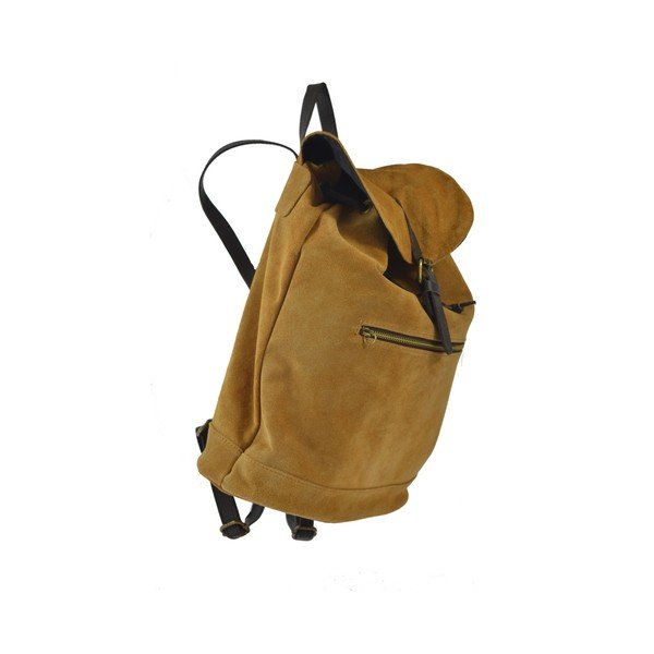 Konjak rjav usnjen nahrbtnik Chicca Borse Inna-image-2