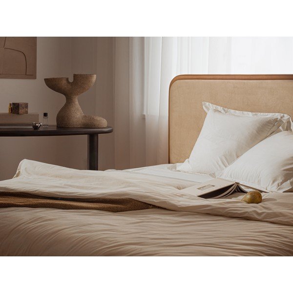 Zelena oblazinjena zakonska postelja z letvenim dnom 200x200 cm Aveline – Micadoni -image-4